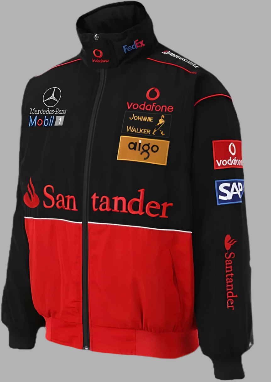 Benz Jacket (BLACK & RED) - Unisex