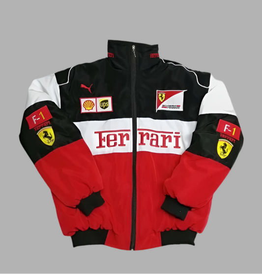 Rari Jacket - (WHITE, RED & BLACK) - Unisex