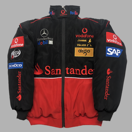 Benz Jacket (BLACK & RED) - Unisex