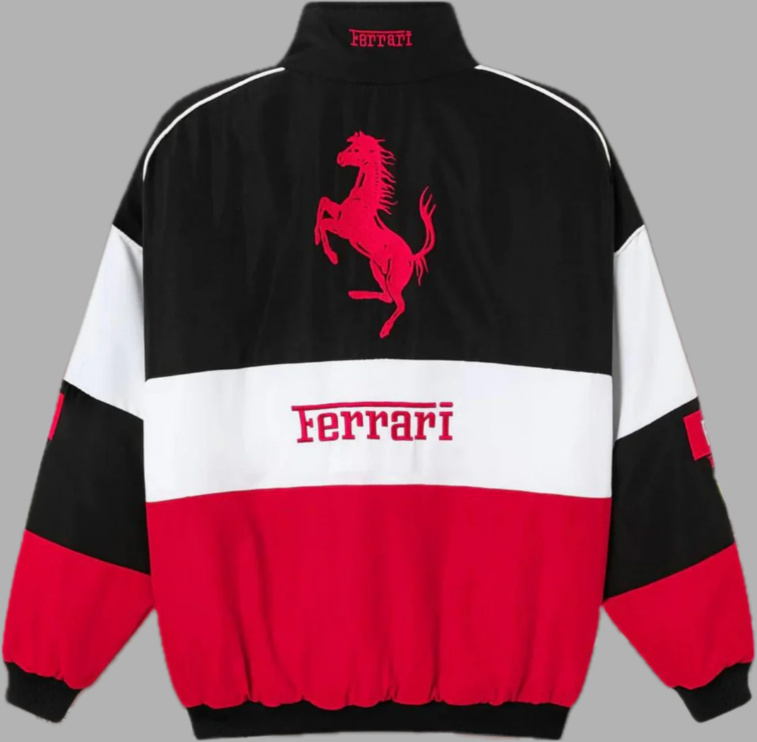 Rari Jacket - (WHITE, RED & BLACK) - Unisex